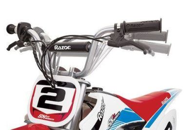 ЭлектроМотоцикл Razor SX500 - Бело-сине-красный
