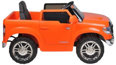 Джип TUNDRA  JE1703 детский электромобиль (колесо EVA, Экокожа) (Оранжевый)