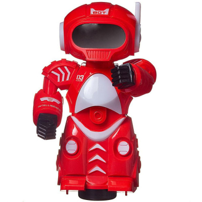 Робот электромеханический Бласт "Пришелец", со световыми и звуковыми эффектами, в коробке, красный, 