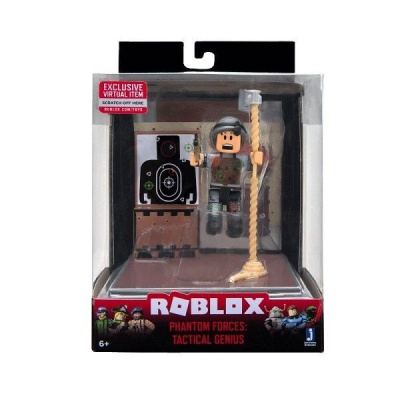 Игрушка Roblox - фигурка героя Phantom Forces: Tactical Genius (DS) с аксессуарами