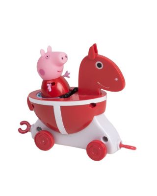 Игровой набор "Каталка Лошадка" с фигуркой Пеппы. ТМ Peppa Pig