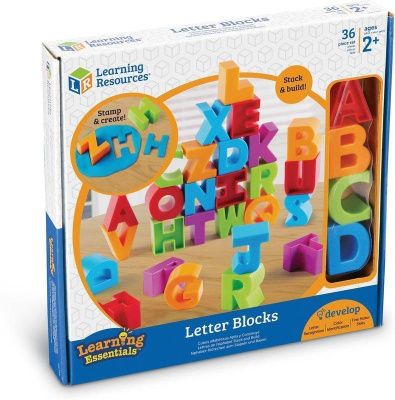 LER7718 Строительные блоки "Английский алфавит" (36 элементов)