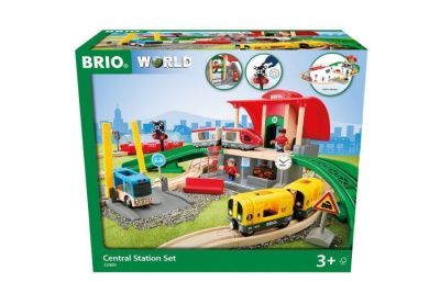 BRIO игровой набор "Центральный вокзал" 37 элементов, коробка 45х21х39 см.