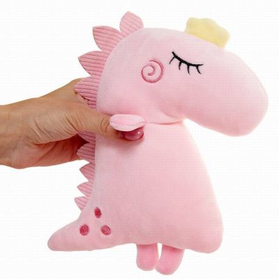 Мягкая игрушка Abtoys Supersoft Dreamy Динозаврик розовый, 20 см