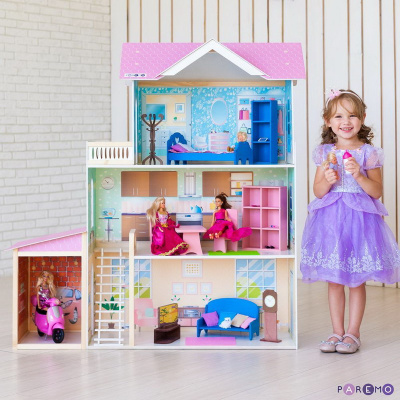 Дом кукольный PAREMO "Розали Гранд" (с мебелью)