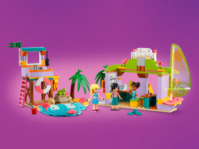 41710 Конструктор детский LEGO Friends Развлечения на пляже для серферов, 288 деталей, возраст 6+
