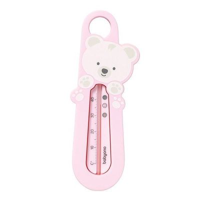 Термометр для купания - Мишка (розовый).