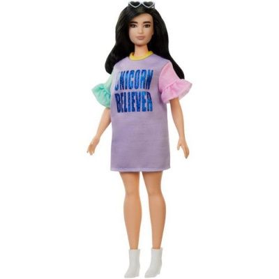 Barbie Кукла из серии "Игра с модой" Брюнетка в спортивном платье