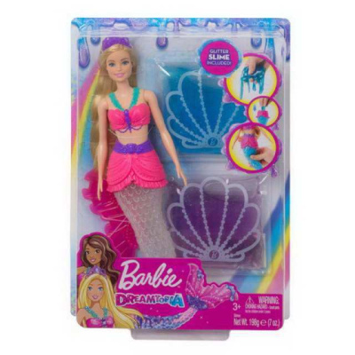 Barbie Русалочка со слаймом