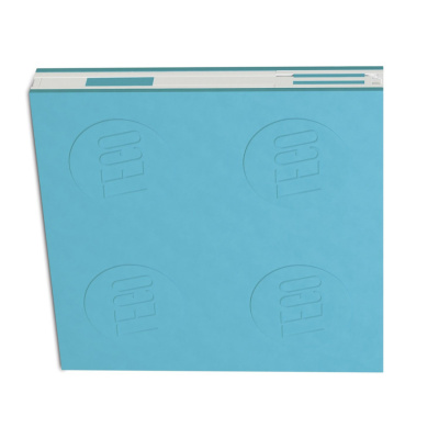 52444 Книга для записей (158х158мм, 176 листов, линейка, 150х152мм), с голубой гелевой ручкой 