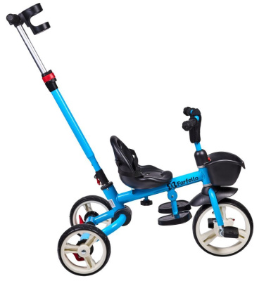 Детский трехколесный велосипед с родительской ручкой (2022) Farfello S-1601 Синий