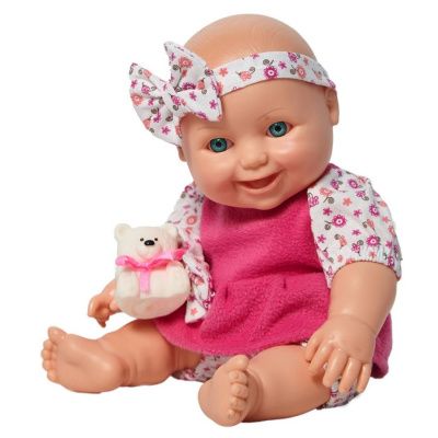 Кукла ВЕСНА В200 Малышка с мишуткой