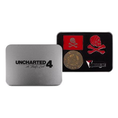 Значок Uncharted - набор из 4 шт