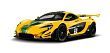 Машина р/у 1:14 McLaren P1 GTR, цвет жёлтый 27MHZ