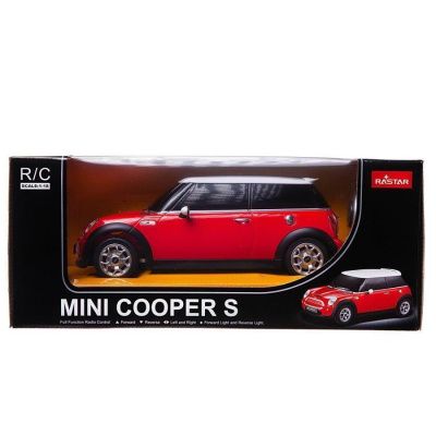 Машина р/у Rastar 1:18 Minicooper S, цвет красный 27MHZ