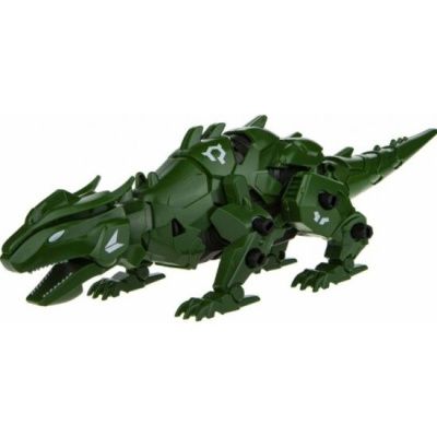 1TOY RoboLife Сборная модель Робо-ящер (зеленый) 46 деталей, коробка 28*8*21 см, движение, звук 
