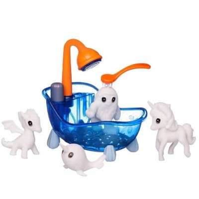 Набор для творчества Фигурки для раскраски "Волшебные животные в ванне с душем"