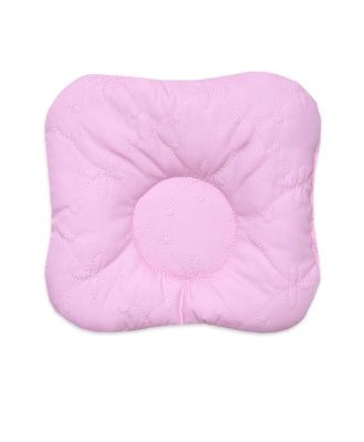 Подушка для новорожденного анатомич 23*25см, арт.П-01 (стежка розовый, арт.П-01СР)