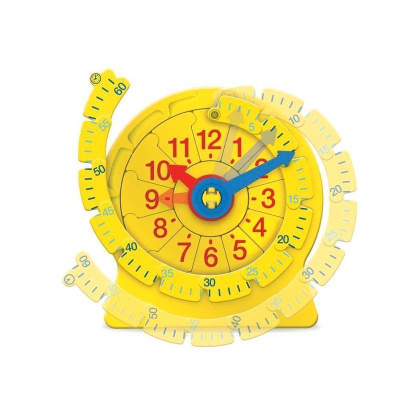 92382 Развивающая игрушка "Учимся определять время. Часовой пазл", большой  (магнитный, 1 элемент)