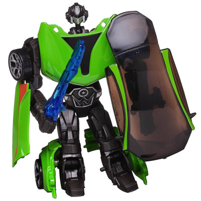 Робот-трансформер "Авторобот" 1:43, зеленый, в коробке