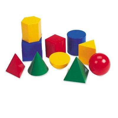 LER0922 Развивающая игрушка "Геометрические тела" (10 элементов)