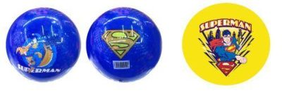 1toy Superman ПВХ мяч, 23см, 70гр, деколь, в сетке