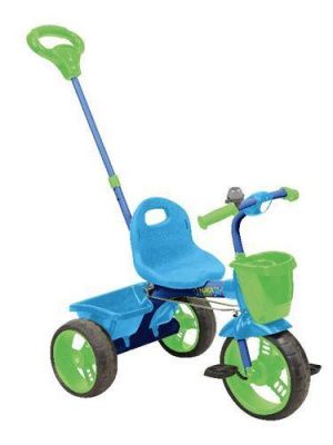 Велосипед трехколесный детский ВД2 ВД2/2 синий с зелёным