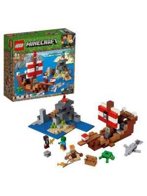 Конструктор LEGO Minecraft Приключения на пиратском корабле