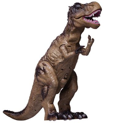 Динозавр на р/у "Тираннозавр Рекс", пускает пар, зеленый, звуковые и световые эффекты