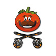 Значок Pin Kings Fortnite 1.2 Tomatohead - набор из 2 шт