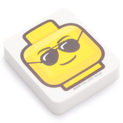 51142 Набор ластиков LEGO (3 шт., цвет: желтый) LEGO iconic (смайлик)