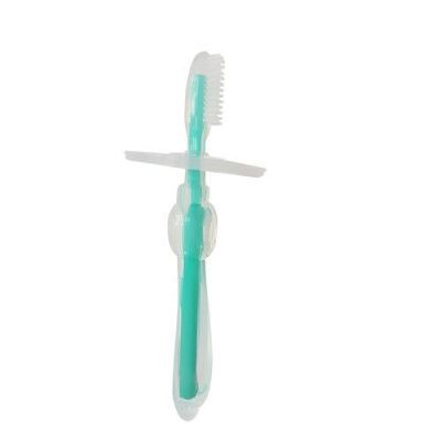 Силиконовая зубная щеточка-массажер "Первые зубки"