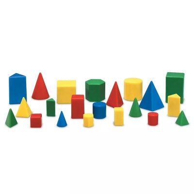 LER0913 Развивающая игрушка "Объемные геометрические фигуры Мини"  (32 элемента)