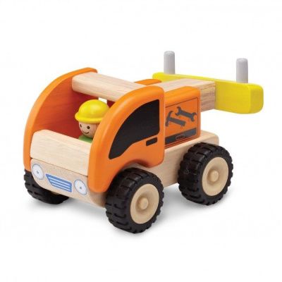 WW-4057 Деревянная игрушка "Эвакуатор, Miniworld"