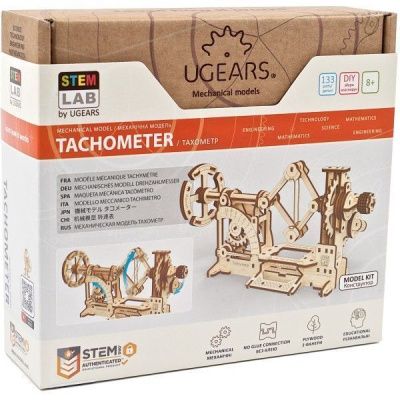 Конструктор деревянный механический UGEARS Тахометр STEM
