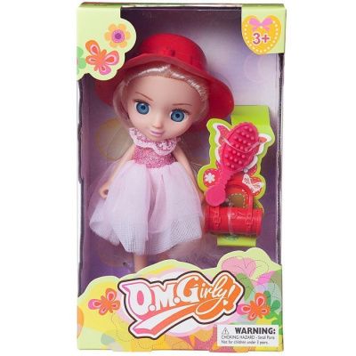 Кукла-мини "Цветочная фантазия" с аксессуарами, 3 вида, 16 см