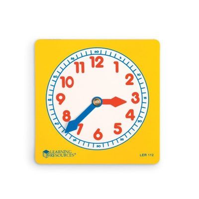 LER0112 Развивающая игрушка "Учимся определять время. Циферблаты"  (10 элементов)