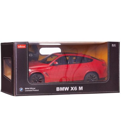 Машина р/у RASTAR BMW X6 M, 1:14, 2,4G, свет фар и салона, цвет красный.