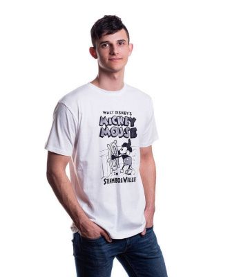 DISNEY MICKEY STEAMBOAT WILLIE T-SHIRT M + Dishonored 2 SET