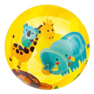 Мячик-попрыгунчик "Любимые животные" 10 см, световые эффекты, 3 вида