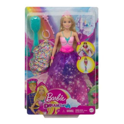 Barbie® Кукла 2-в-1 Принцесса
