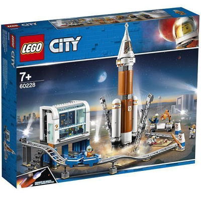 Конструктор Lego City - Ракета для запуска в далекий космос и пульт управления запуском