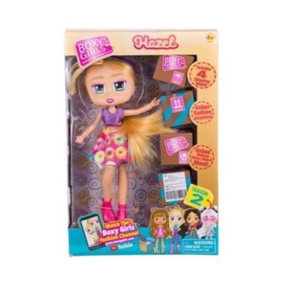 1toy Кукла Boxy Girls Hazel 20 см. с аксессуарами в 4х коробочках