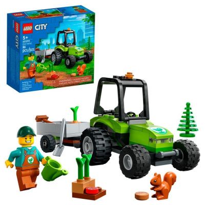 60390 Конструктор детский LEGO City Трактор для работ в парке, 86 деталей, возраст 5+
