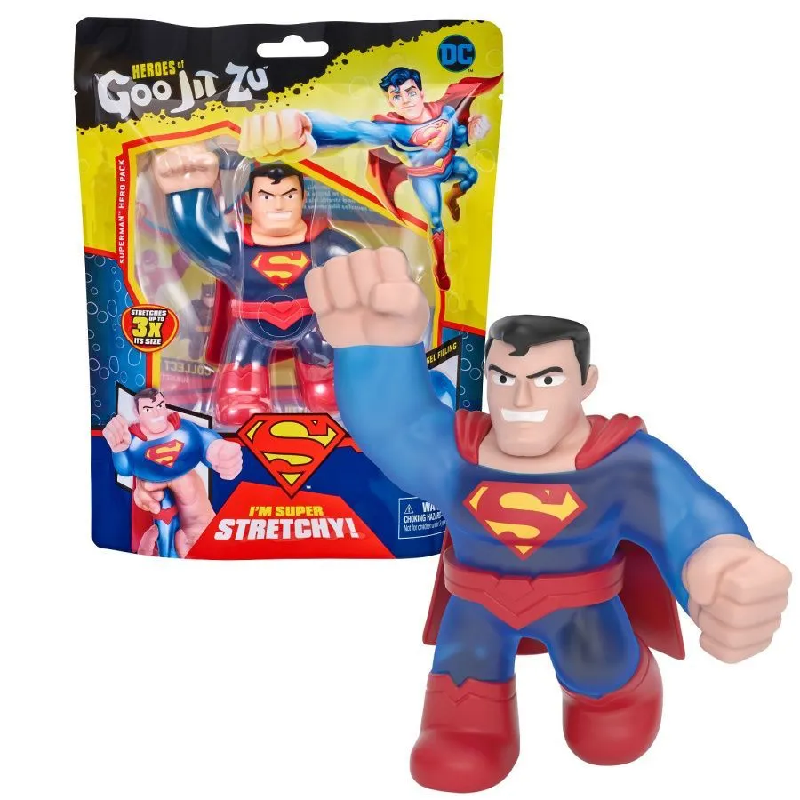 Гуджитсу Игрушка тянущаяся фигурка Супермен DC. ТМ GooJitZu