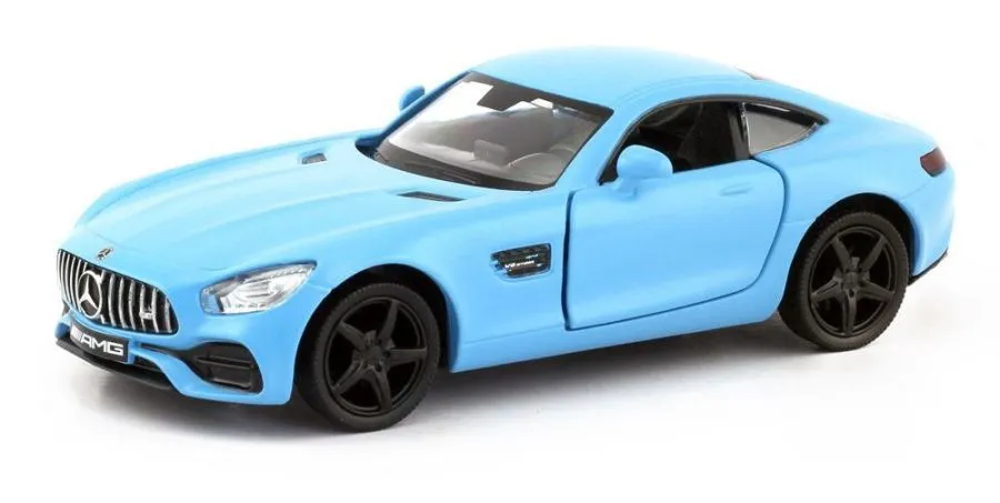 Машина металлическая RMZ City 1:32 Mercedes-Benz GT S AMG 2018 (голубой)