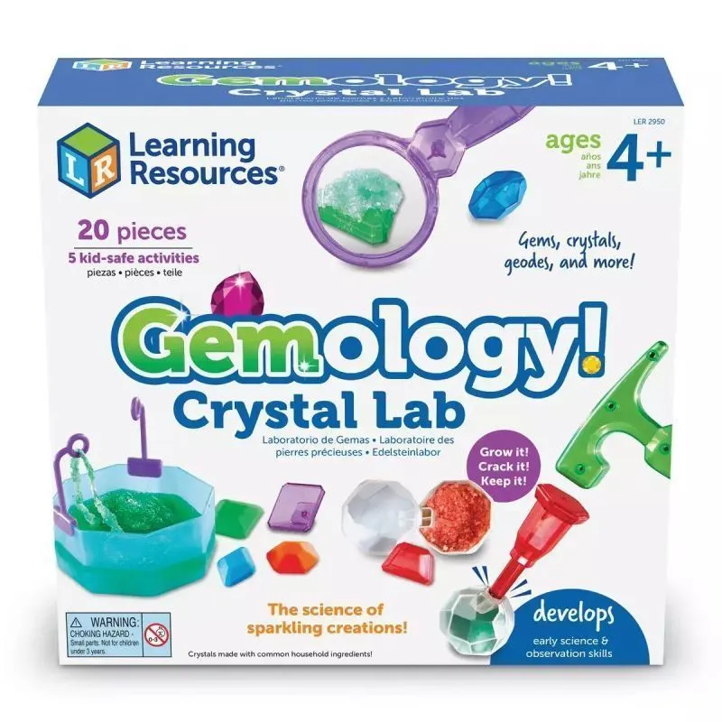 LER2950 Развивающая игрушка "Моя первая геммология. Драгоценные камни" (20 элементов)