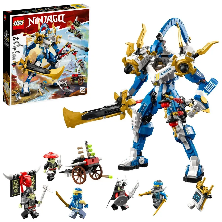 71785 Конструктор детский LEGO Ninjago Механический титан Джея, 794 деталей, возраст 9+