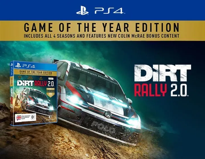 PS4:  Dirt Rally 2.0 GOTY