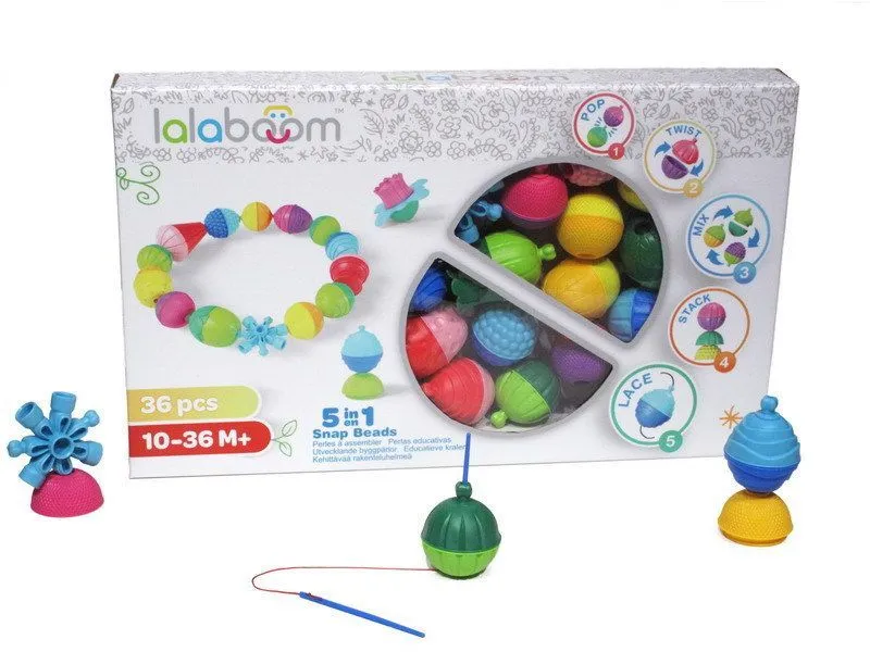 Игрушка развивающая "Lalaboom", 36 предметов